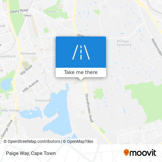 Paige Way map