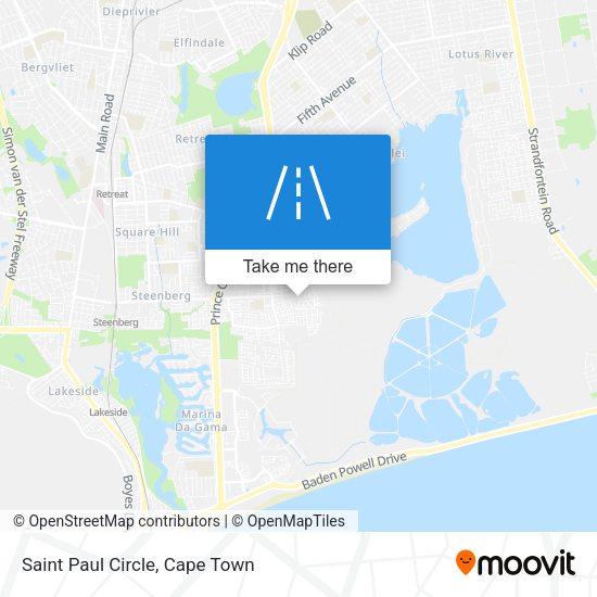 Saint Paul Circle map