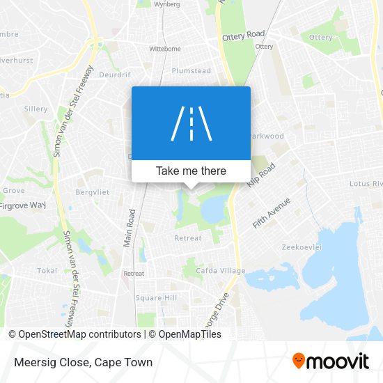 Meersig Close map