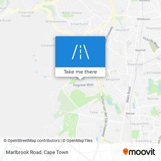 Marlbrook Road map