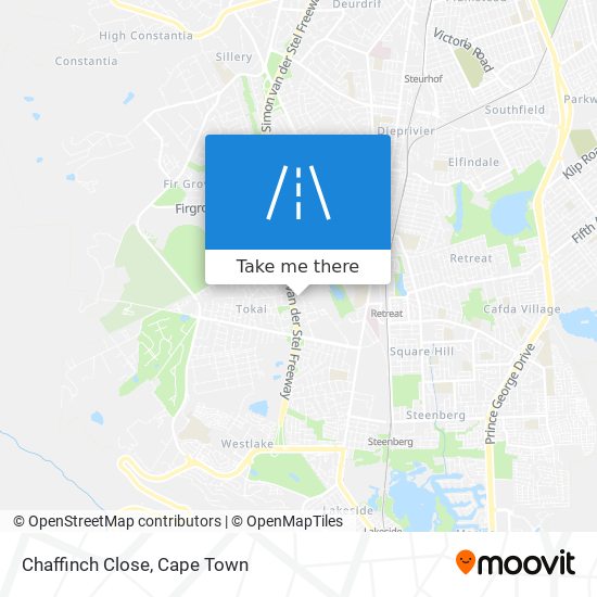 Chaffinch Close map