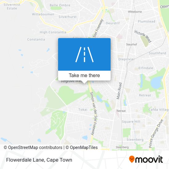 Flowerdale Lane map