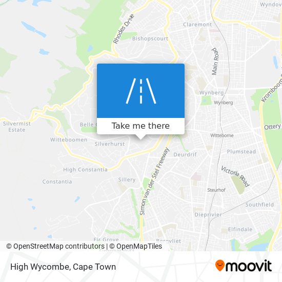 High Wycombe map