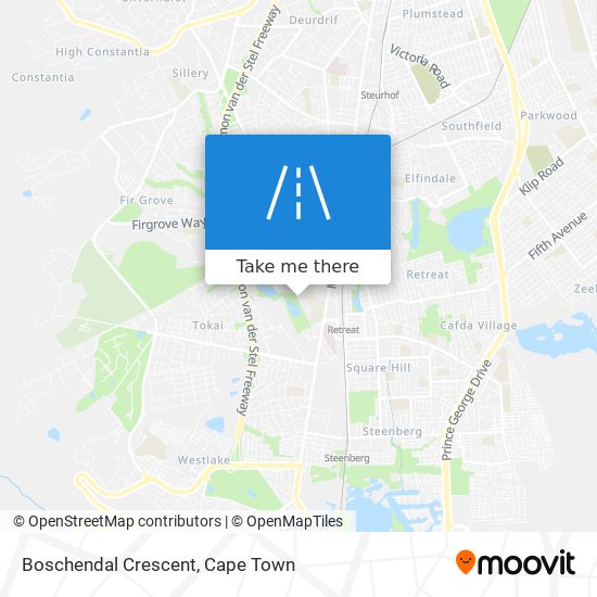 Boschendal Crescent map