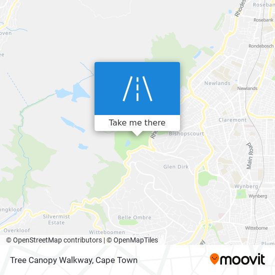 Tree Canopy Walkway map