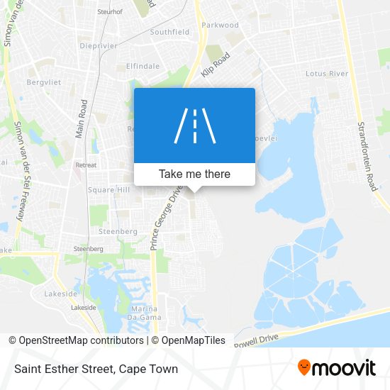 Saint Esther Street map