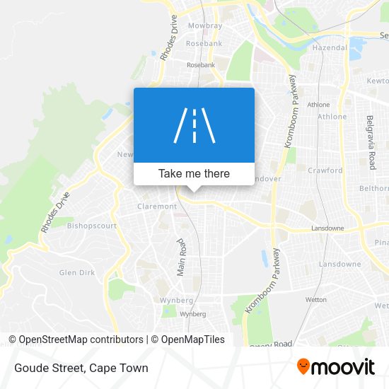 Goude Street map