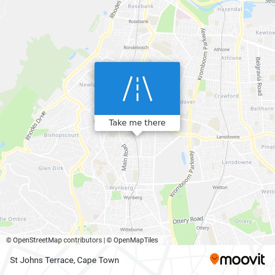 St Johns Terrace map