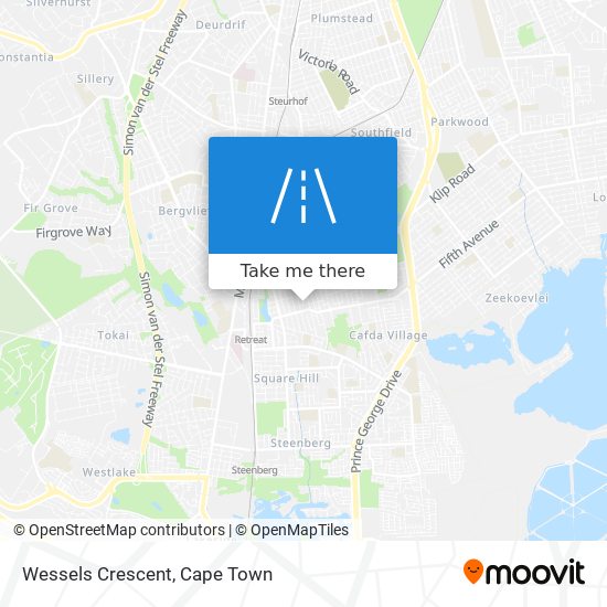 Wessels Crescent map