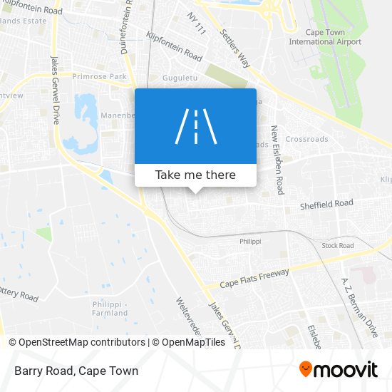 Barry Road map