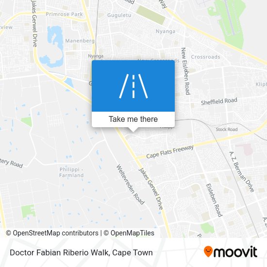 Doctor Fabian Riberio Walk map