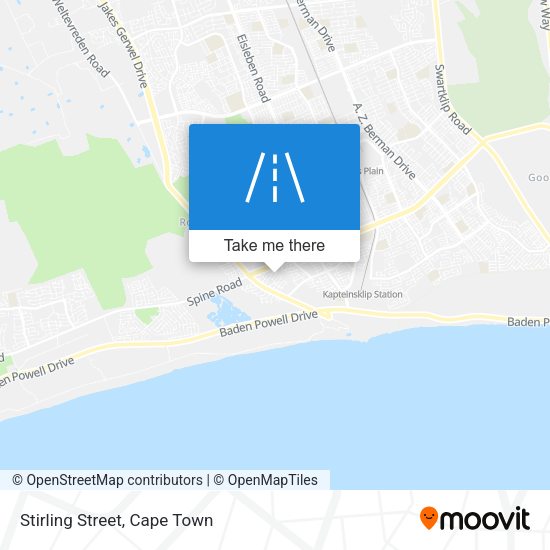 Stirling Street map
