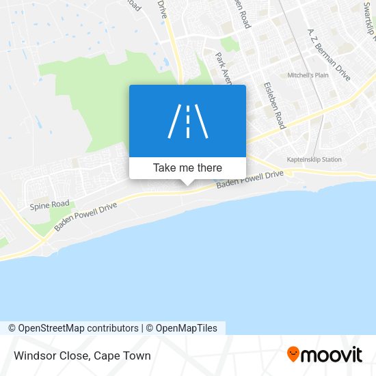 Windsor Close map
