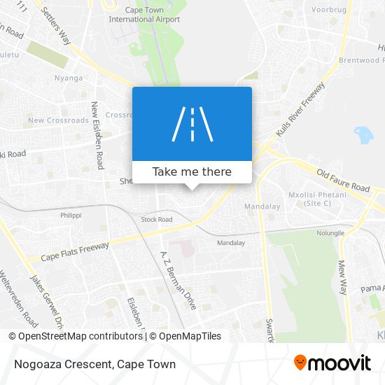 Nogoaza Crescent map