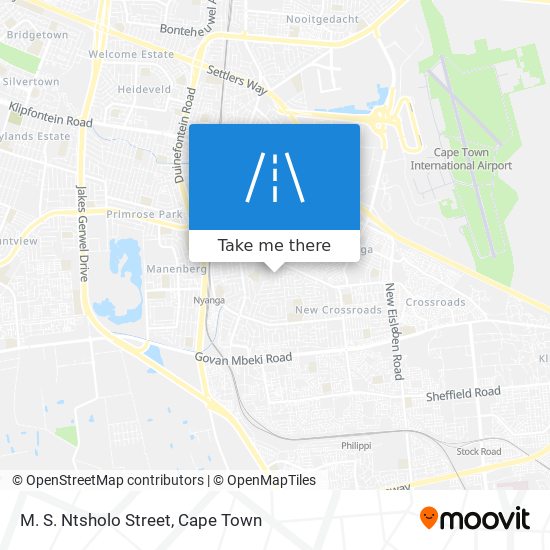 M. S. Ntsholo Street map