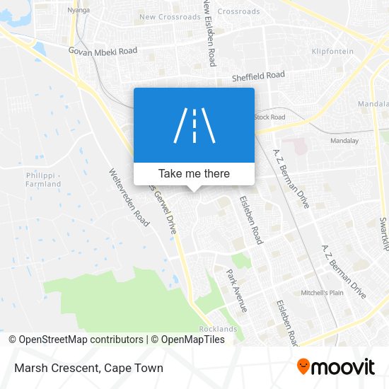 Marsh Crescent map