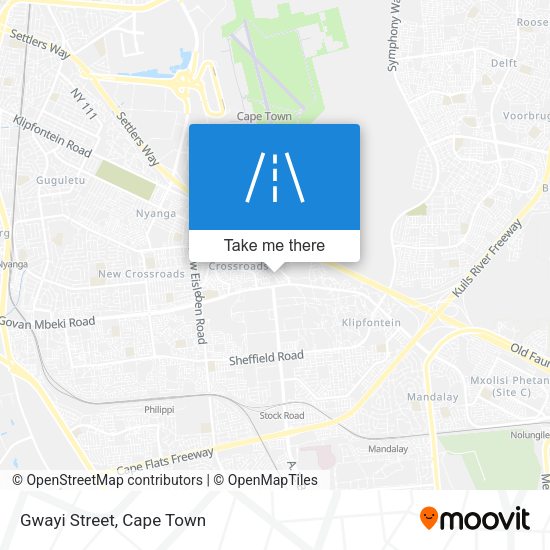 Gwayi Street map