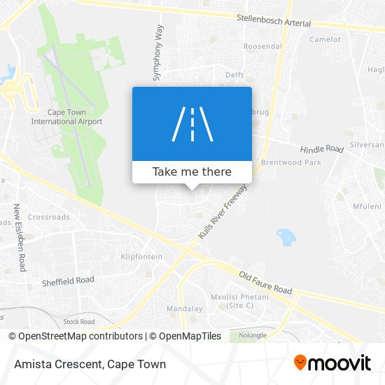 Amista Crescent map