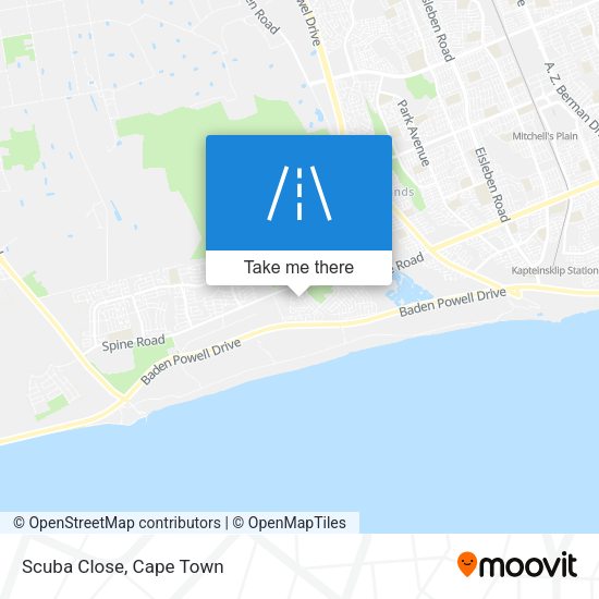 Scuba Close map
