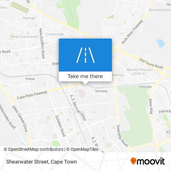 Shearwater Street map