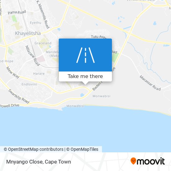 Mnyango Close map