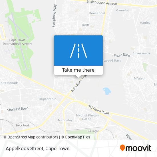 Appelkoos Street map