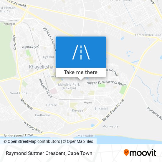 Raymond Suttner Crescent map