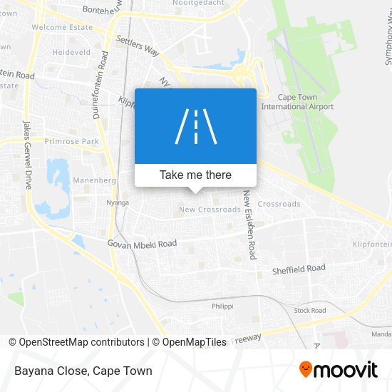 Bayana Close map