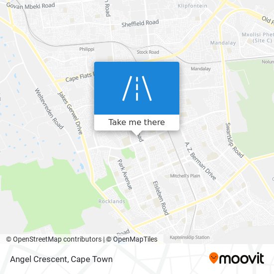 Angel Crescent map