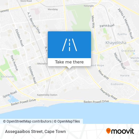 Assegaaibos Street map
