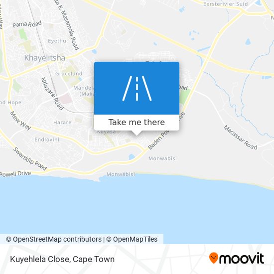 Kuyehlela Close map