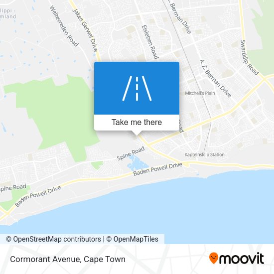 Cormorant Avenue map