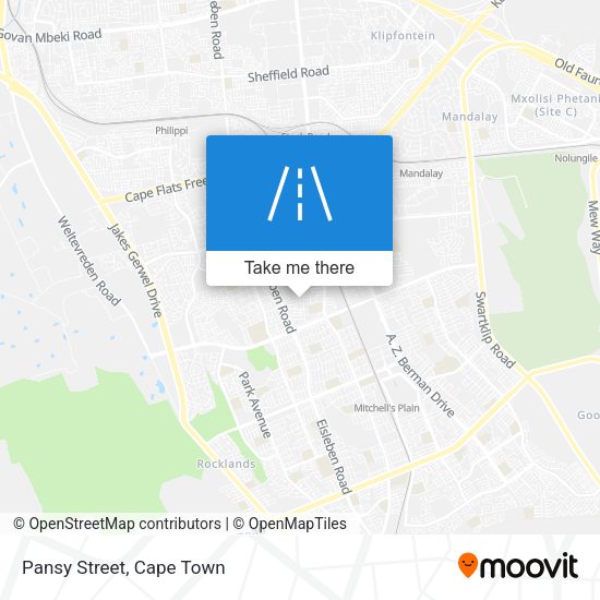 Pansy Street map