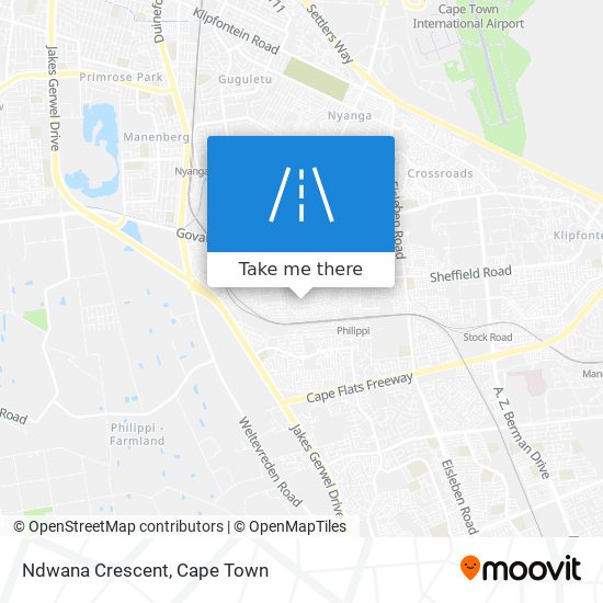 Ndwana Crescent map