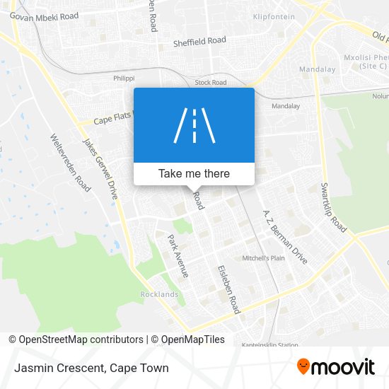 Jasmin Crescent map