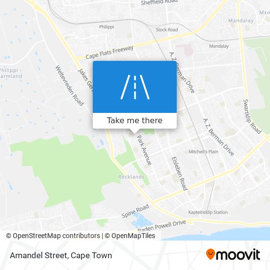 Amandel Street map