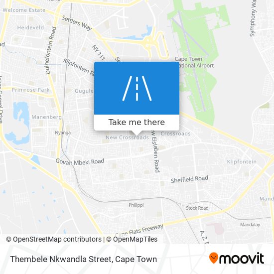Thembele Nkwandla Street map
