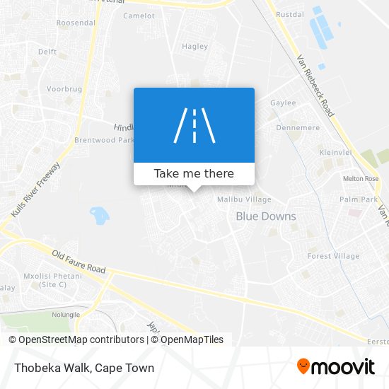 Thobeka Walk map