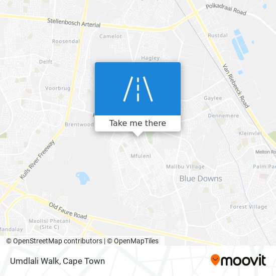 Umdlali Walk map