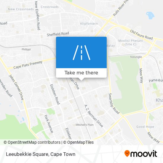 Leeubekkie Square map