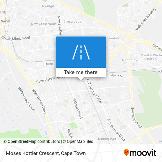 Moses Kottler Crescent map