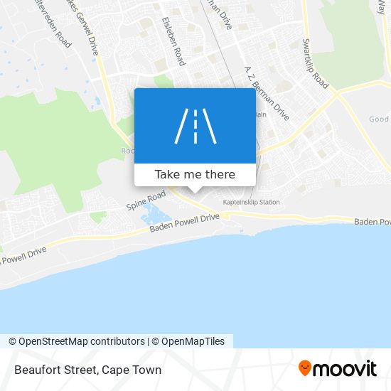 Beaufort Street map