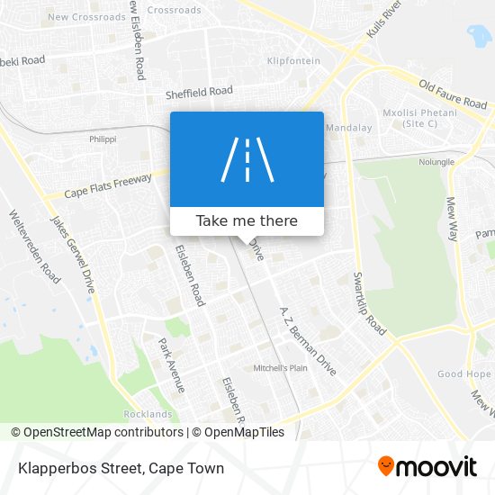 Klapperbos Street map