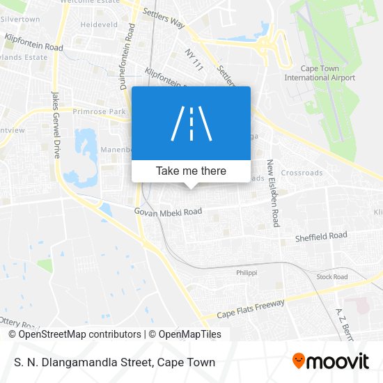 S. N. Dlangamandla Street map