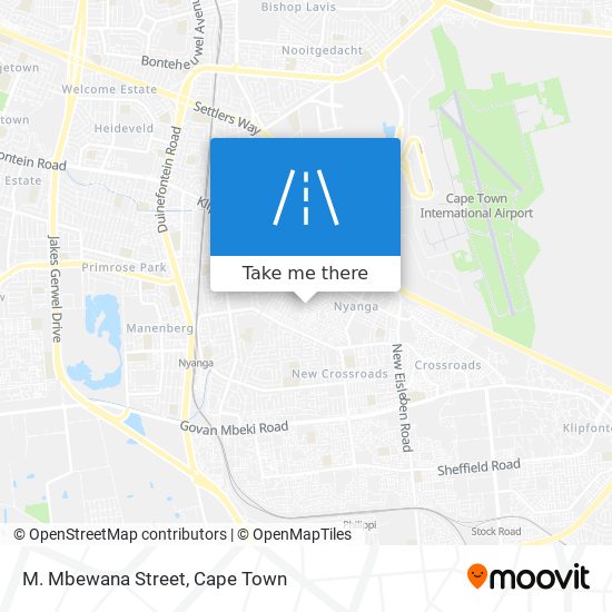 M. Mbewana Street map