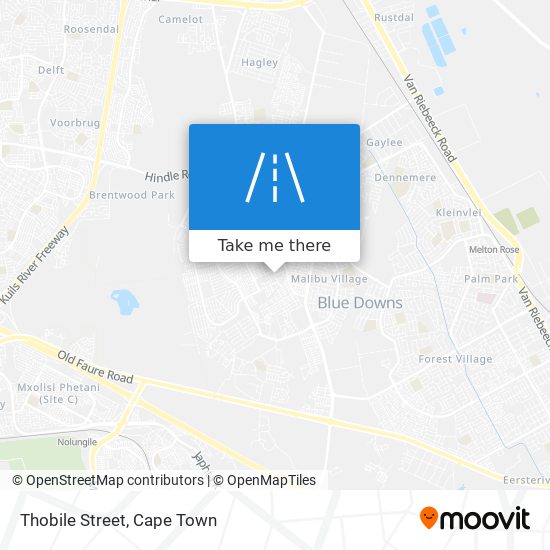 Thobile Street map