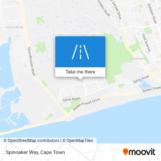 Spinnaker Way map