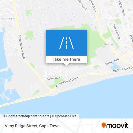 Vimy Ridge Street map