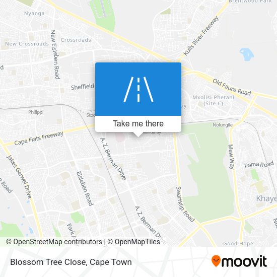 Blossom Tree Close map