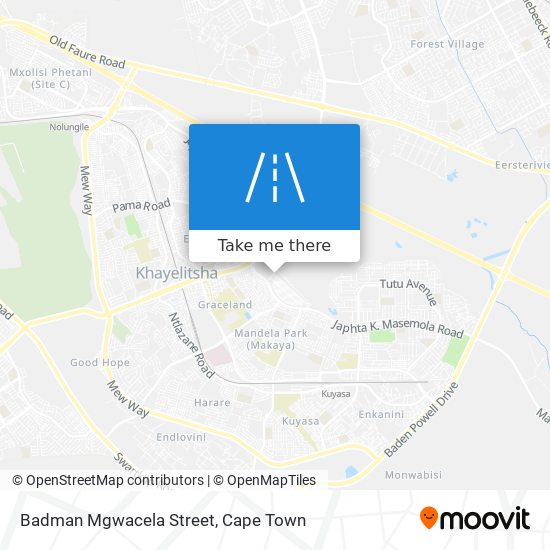 Badman Mgwacela Street map